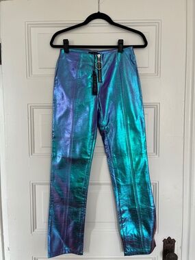 NWT Club Exx Pants Dolls Kill Size S Color Aqua